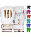 Hawk Sports Boxing Gloves - White 16 oz | Foam Padding for Power Punches | Men and Women - Buy Online on GoSupps.com