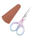 Professional Pink Beauty Tools | Stainless Steel Scissors for Facial Hair Ear Nose Eyebrow & Beard Trimming | Personal Care Essentials - Buy Online on GoSupps.com
