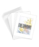 Golden State Art 16x20 White Pre-Cut Picture Mat for 11x14 Photo - Acid-Free Bevel Cut Mattes Set with Backing Board and Clear Bags (5 Kit) - Buy Online on GoSupps.com