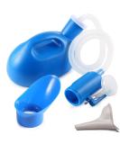 Urinal Funnel Men's Potty Portable Pee Bottle 2000 ML for Hospital Camping Car Travel (Blue)&Urinal Funnel - Buy Online on GoSupps.com