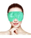 ONLYSKY BEAUTY Cold Eye Mask - Cooling Gel Eye-Mask for Dry Eyes Relaxation & Pressure Relief | Perfect Gift for Women (Green - Buy Online on GoSupps.com