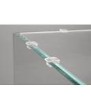LANDEN Low-Profile Clear Acrylic Aquarium Glass Cover Clips Holder for 4mm Glass Lid - 12pcs/Pack Minimalist Compatible with Rimless Tanks of All Thicknesses Cover Clips 12pcs/pack - Buy Online on GoSupps.com
