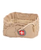 Fauitay Inflatable Lumbar Decompression Belt - Back Pain Relief Supportive Waist Strap Comfortable Khaki-Silver Design - Buy Online on GoSupps.com