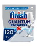 Finish Quantum Infinity Shine Dishwasher Tablets - Bulk Pack of 120 Tabs | Regular Scent | Sparkling Clean Dishes - Buy Online on GoSupps.com