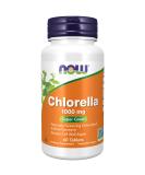 NOW Chlorella 1000 mg Tablets with Chlorophyll, Beta-Carotene, Vitamin C, Iron, and Protein - Buy Online on GoSupps.com