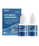 Amazon Basic Care Eye Drops with Sodium Hyaluronate 0.2% 15 ml Pack of 2 - Buy Online on GoSupps.com
