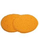 CROLL & DENECKE Viscose Cosmetic Sponges 2 Oval 11x8cm for Flawless Makeup Application - International Shipping Available - Buy Online on GoSupps.com