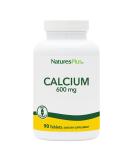 NaturesPlus Calcium 600mg 90 Vegetarian Tablets | Bone & Teeth Health | Energy Support | Gluten-Free - Buy Online on GoSupps.com