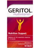 Geritol Complete Tablets - 100 Count Bottle - Energizing Multivitamin Supplement - Buy Online on GoSupps.com