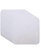 Set of 10 Organic Cotton Facial Cleansing Cloths - Reusable & Washable Makeup Remover Wipes for Gentle Exfoliation - Soft Muslin Face Cloth for a Refreshed Skin Routine - Buy Online on GoSupps.com