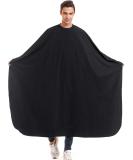 izzycka Nylon Barber Cape 64"x56" Waterproof Salon Large Hair Cutting Cape Haircut Cape for men With Adjustable Snap Closure Color Capes Professional Stylist Hairdresser apron adults Unisex Black A-black - Buy Online on GoSupps.com