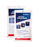 6 Pack Instant Cold Packs - Travel Size 7.5 x 4.5 - No Refrigeration Needed - Pain & Swelling Relief for Sports, Travel, Hiking - Buy Online on GoSupps.com