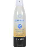 Ryshi Broad Spectrum SPF 50 Sunscreen Spray | Water Resistant Sunblock with Hyaluronic Acid & Collagen | Paraben Free UVA/UVB Protection - 5.5 fl. oz - Buy Online on GoSupps.com