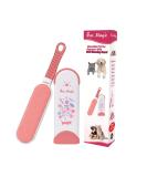 Fur Magic Pet Hair Remover Lint Brush - Self-Cleaning Base - Double-Sided Brush for Dog and Cat - Pink Limited Edition - Buy Online on GoSupps.com