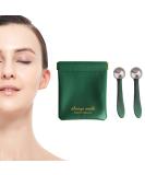 2 in 1 Roller Eyes Cream Applicator Wand & T-Shape Massager Tool - Reduce Puffiness & Enhance Facial Massage (Green-1 - Buy Online on GoSupps.com