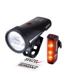 Sigma Sport - Aura 100 / Blaze Link Set |Bicycle lighting at the front and back |Cordless StVZO approved bicycle front light and taillight with innovative coupling function - Buy Online on GoSupps.com