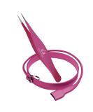 Stylish X Drop Wristband Fine Point Tweezers for Men and Women - Precision Stainless Steel Pluckers for Tick and Splinter Removal - Pink - Buy Online on GoSupps.com