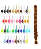 Premium 2m Mybraids Chestnut Brown Artificial Hair Extensions for Rasta Braids Dreads Crochet Twists & Box Braids - Buy Online on GoSupps.com