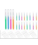 Interdental Brush Toothpick Set | 40 PC Oral Care Tool with Storage Box & 20 Dental Floss Optimal Teeth Cleaning Solution - Buy Online on GoSupps.com