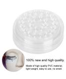 Buy Eyelash Glue Holders - 50 Disposable Transparent Pads for Eyelash Extensions | International Shipping Available - Buy Online on GoSupps.com