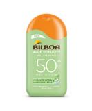 Bilbao Sun Protection Body Aloe Sensitive SPF 50+ | High Sun Milk for Sensitive Skin | Alcohol-Free Dermatologically Tested 200ml - Buy Online on GoSupps.com