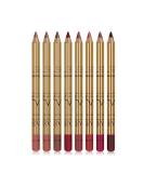 8PCS Waterproof Lip Liner Pencil Kit | Long Lasting Retro Lipstick Pen Set | Smooth & Sweat-proof Cosmetic Collection - Buy Online on GoSupps.com