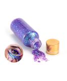 Corleone Holographic Body Glitter Gel for Women - Waterproof Shimmer Eyeshadow for Rave & Festival Party | A3 - Buy Online on GoSupps.com