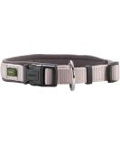 HUNTER NEOPREN VARIO PLUS collar dog collar nylon padded with neoprene 40/2.0 (SM) grey 40/2.0 (SM) grey - Buy Online on GoSupps.com