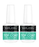 Karlash Professional 15ml No Wipe Gel Top Coat - Long Lasting Shine Finish - 2 Pack - Buy Online on GoSupps.com