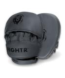 FIGHTR Premium Boxing Mitts - Ideal Padding & Stability | Punching Mitts for Martial Arts incl. Carry Bag | Focus Mitts for Boxing, MMA, Muay Thai, etc. All Black - Buy Online on GoSupps.com