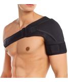 Flow Fire Adjustable Shoulder Support Brace for Men and Women - Rotator Cuff Relief Pain - Fits Left and Right - L-XL - Buy Online on GoSupps.com