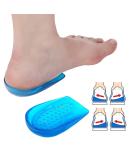 Haofy Gel Heel Pillow - Heel Spur Insoles & Silicone Inserts for Achilles Tendon Support | Comfortable Heel Cushions for Pain Relief - Buy Online on GoSupps.com