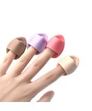 RUBIXIAN Finger Puff 4 Pcs Mini Makeup Puff Set - Super Soft Beauty Tools for Foundation, Concealer, and Eye Shadow - Latex-free Blending Sponges in 4 Colors - Buy Online on GoSupps.com
