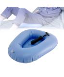 Inflatable Bedpan - Potty Bedside Toilet Nursing Urinals for Bedridden Elderly Disabled Bedbound Patient (Dark Blue-L Size) - Buy Online on GoSupps.com