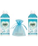 Fairy Fresh Fabric Conditioner Snuggly Soft for Sensitive Skin 26 washes 858ml Almond Milk & Manuka Honey Scent Pack of 2 + for You: Organza Small Bag - Buy Online on GoSupps.com