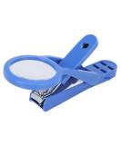 Premium Stainless Steel Nail Clipper with Magnifying Glass - Adjustable Fingernail & Toenail Cutter for Seniors & Babies (Blue) - International Shipping Available - Buy Online on GoSupps.com