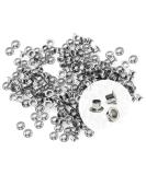 CRAFTMEMORE 2MM Tiny Grommets Eyelets Self Backing - 200PCS for Bead Cores, Clothes, Leather, Canvas (Silver) - Buy Online on GoSupps.com