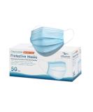 Albatross Health Disposable 3-Ply Face Masks - Pack of 50 - Deluxe Procedure Earloop Safety Mask for Adults - Buy Online on GoSupps.com