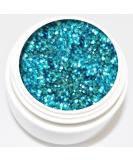 KM-Nails extreme diamond glitter gel turquoise metallic 5ml - Buy Online on GoSupps.com