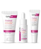 Retinol Travel Skincare Set | Hydrating Essentials for Women | Travel Size Skin Care Kit with Serum Face & Eye Cream | Perfect Beauty Gift Set - Buy Online on GoSupps.com