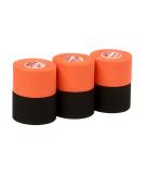 Mueller Athletic Tape - Orange & Black Sports Tape (6 Rolls) | High Quality & Durable for Injury Prevention | International Shipping Available - Buy Online on GoSupps.com
