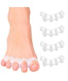 Silicone Toe Separators for Bunions & Hammertoes - Restore Toes & Correct Big Toe Shape | International Shipping - Buy Online on GoSupps.com