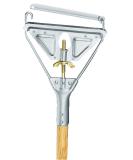 UNISAN Quick Change Metal Head Mop Handle - 63 Inch Wood Handle (605) - Buy Online on GoSupps.com