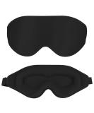 YUNAI 3D Sleep Eye Mask - Adjustable Contoured Cup Night Blindfold for Side Sleepers | Soft Blackout Eye Shade for Sleep Travel & Yoga | Ideal for Men & Women - Buy Online on GoSupps.com