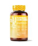 Turmeric Capsules 5000mg with Black Pepper & Ginger - 180 Vegan Capsules, 95% Curcumin Extract - Triple Strength Formula, 3 Month Supply - Buy Online on GoSupps.com