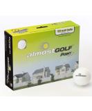 ALMOSTGOLF Point3 Limited Flight Practice Golf Balls Realistic Spin Trajectory & Accuracy Foam Training Balls Pack of 10 White - Buy Online on GoSupps.com