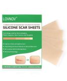 Professional Silicone Scar Removal Sheets - 4 Reusable pcs (Green) - For C-Section Surgery, Burn, Keloid, Acne - Drug-Free Solution - 2 Month Supply - Buy Online on GoSupps.com