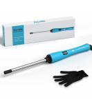 Terviiix Small 9mm Curling Wand Iron for Short & Long Hair - Argan Oil Infused Ceramic Barrel Curler with Digital Temperature Control - Buy Online on GoSupps.com