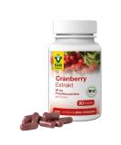 Raab vitalfood organic cranberry extract capsules 90 pieces without sugar additive 50 mg proanthocyanidine (PAC) per portion of extract gluten -free vegan 1 Pack - Buy Online on GoSupps.com