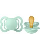 BIBS Supreme Baby Pacifiers | BPA-Free Natural Rubber | Made in Denmark | Set of 2 Soothers (Nordic Mint, 0-6 Months) - Buy Online on GoSupps.com